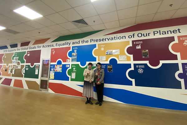 Our team in Beijing took part in a Sustainable Development Goals Wall Exhibit during the Global Day of Action.