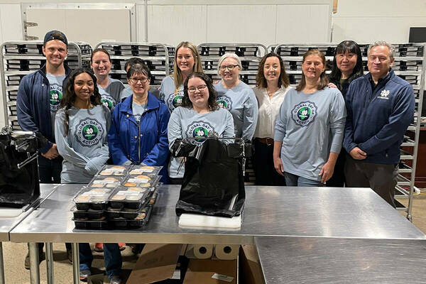 The NDI team worked with Cultivate Food Rescue in South Bend to pack 5,412 meals for food-insecure children in Elkhart, Marshall, and St. Joseph counties.