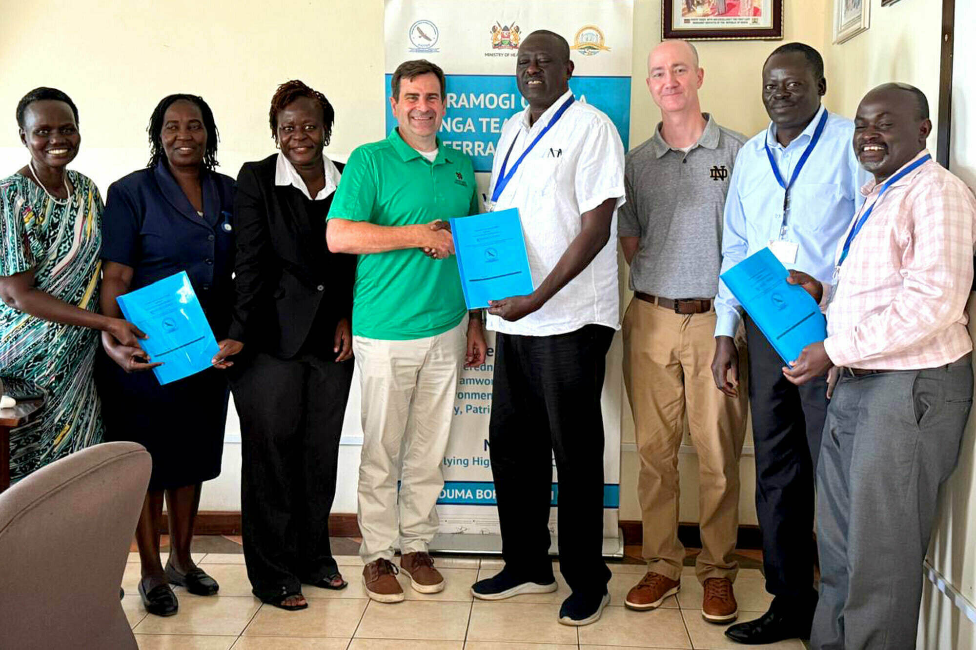 Eck Institute for Global Health signing MoU in Nairobi - August 2024