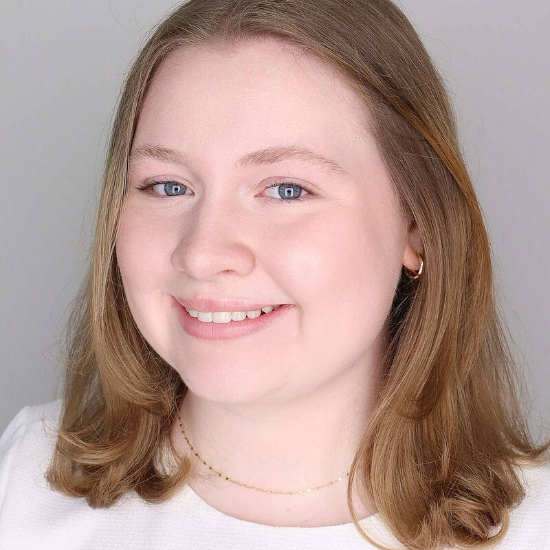 Ceara Murphy. A young woman with blonde hair and blue eyes smiles at the camera.